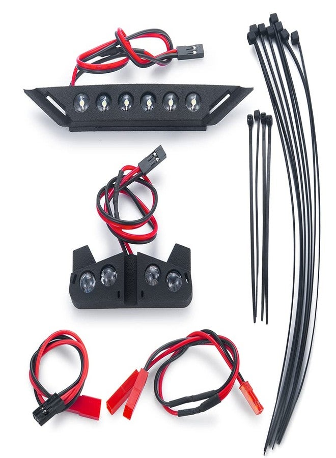 موهيرو طقم مصابيح أمامية وخلفية LED من MOHERO RC، مصابيح أمامية وخلفية، لسيارات TRX 1/10 Slash 4X4 VXL و Slash 2WD XL-5، قطع غيار مُحسّنة لسيارات السباق القصيرة - Image 1